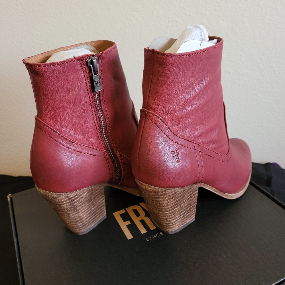 FRYE Leather boots Essa Boot - Ruby Vintage - Size 7 - Picture 7 of 15